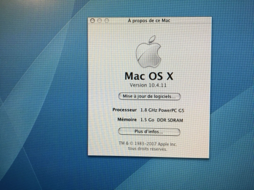 image d'illustration des caractéristiques d'un PowerMac G5