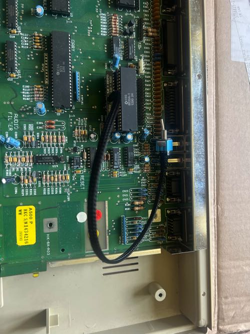 image d'illustration de l'intérieur de mon Amiga 500